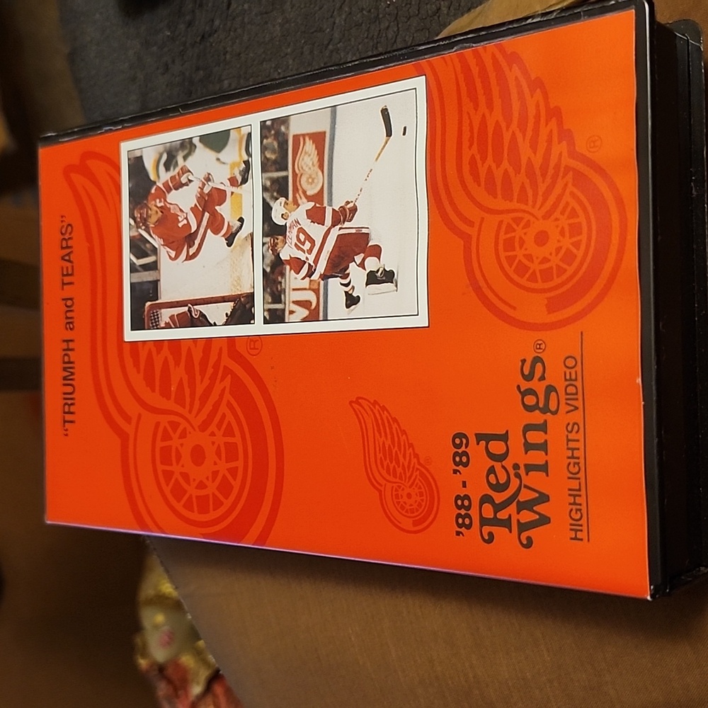 88 89  red wings highlights video vhs